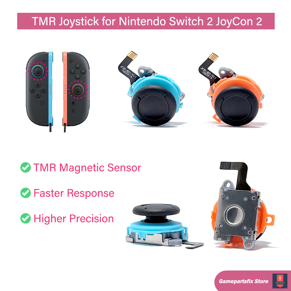 Gaming Console Usb - Blue Orange TMR Joystick for Nintendo
