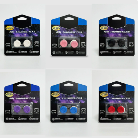 Gaming Console Ps5 - 2pcs Silicone Thumb Grip for P5/P4