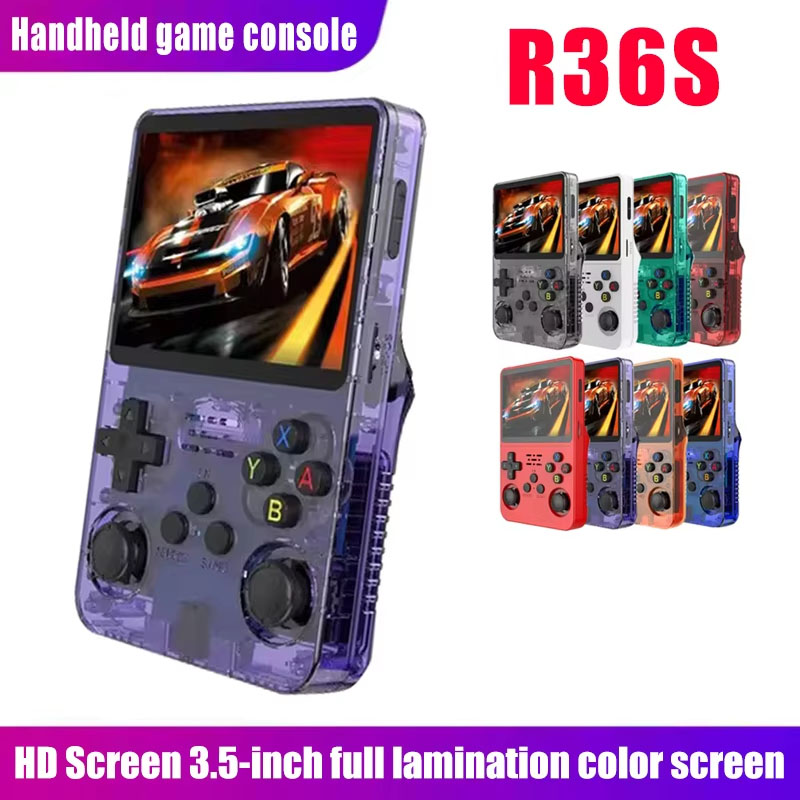 Gaming Console Mario - R36s New Handheld Game Console Open