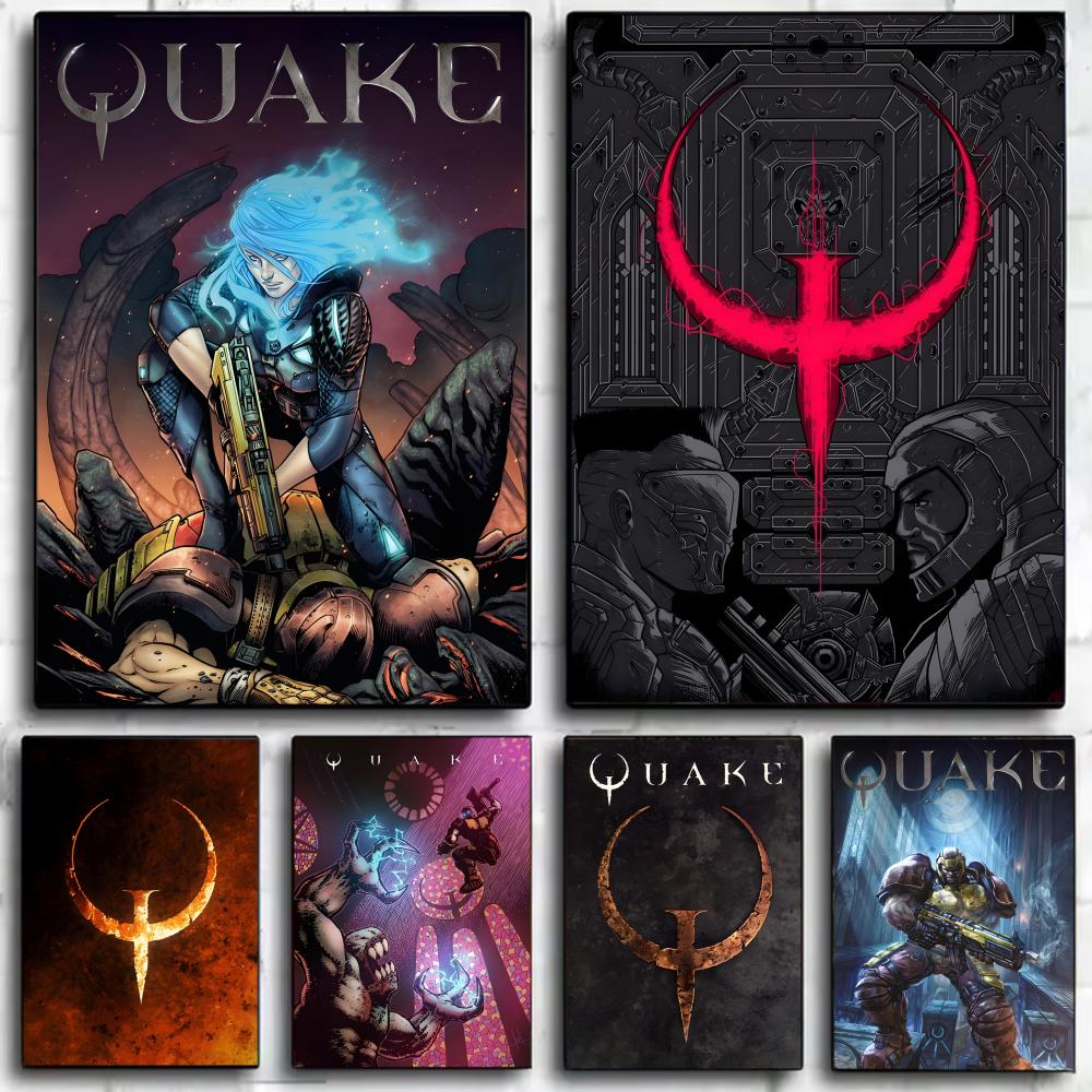 Gaming Console Old School - Classic Fps Retro VideoGame Q-Quake Poster