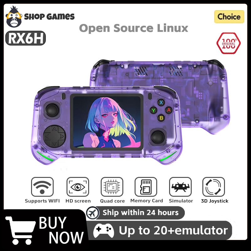 RX6H Retro Handheld Game Conso - Gaming Console Mario 评论和价格