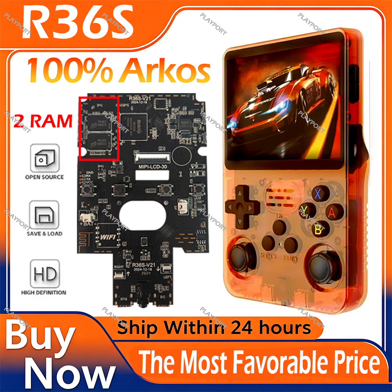 R36S Original Retro Handheld G - Gaming Console Mario 评论和价格