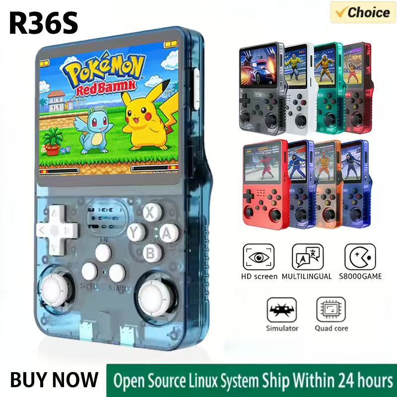 R36S Handheld Game Console ARK - Gaming Console Mario 评论和价格