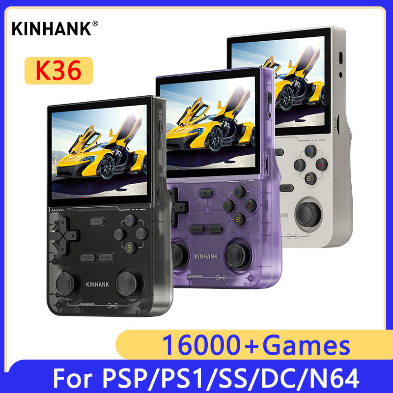 KINHANK K36 Retro Handheld Vid - Gaming Console Mario 评论和价格