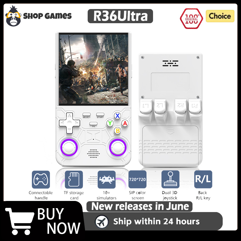 R36 Ultra Open Source R36S Vid - Gaming Console Mario 评论和价格