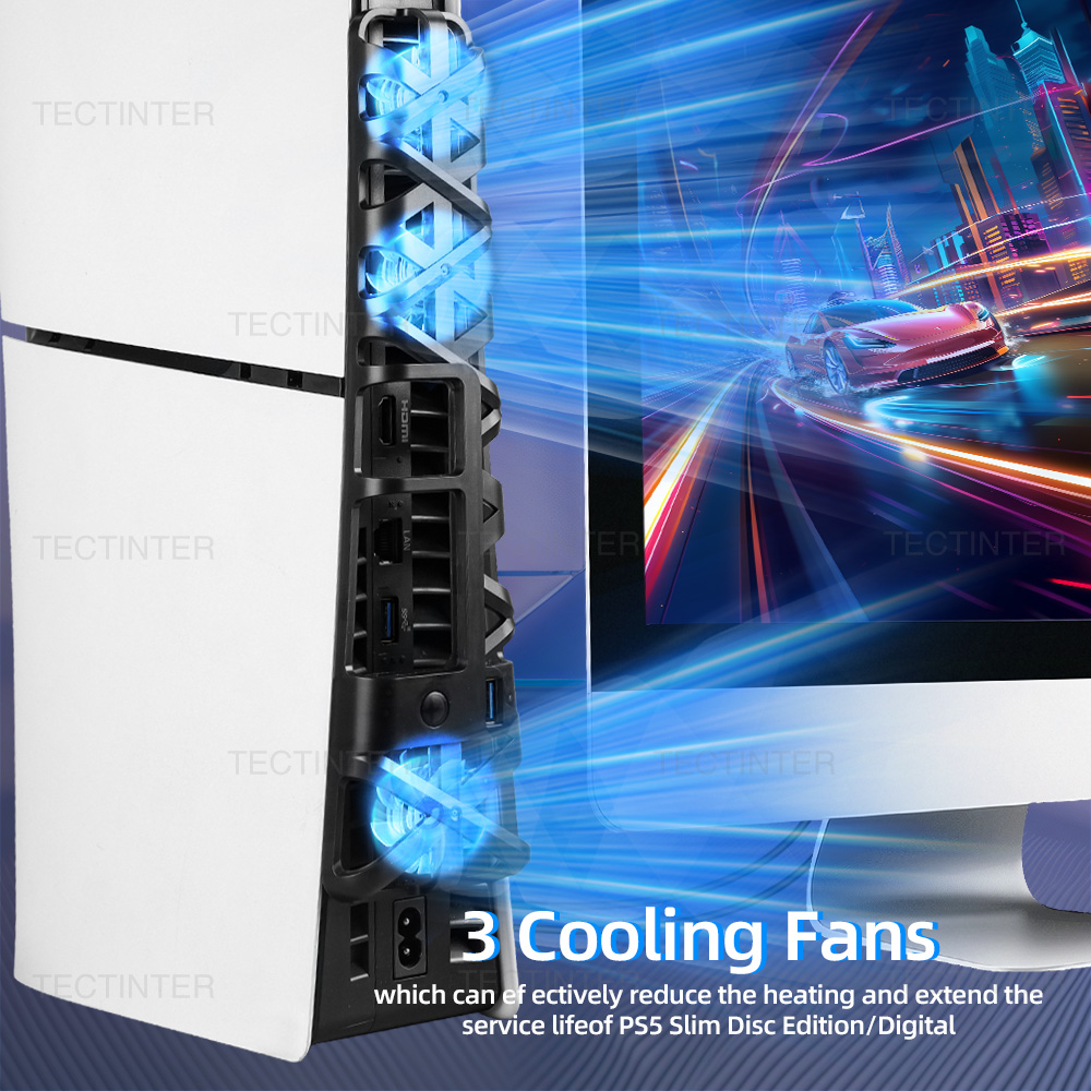 Cooling Fan for PS5 Slim Disc  - Gaming Console Usb 评论和价格