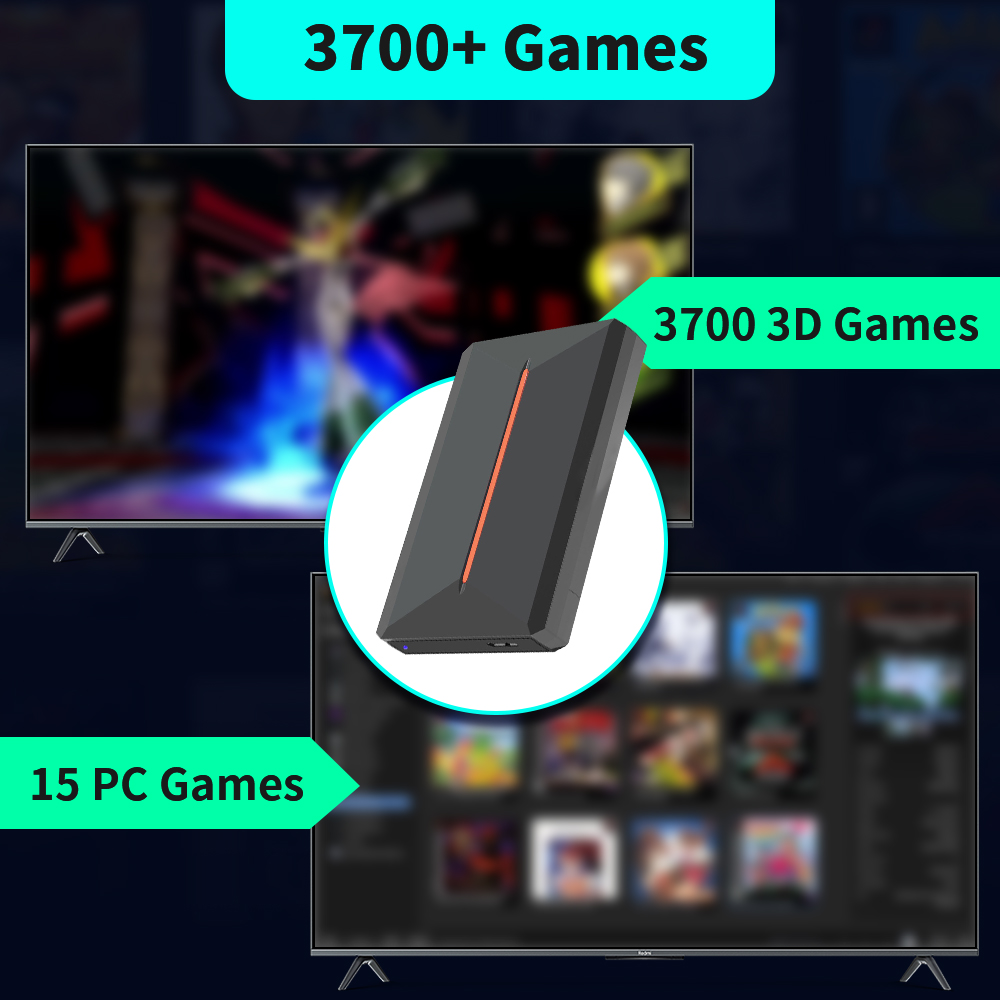 Launchbox OS 500GB Portable Ga - Gaming Console Chinese 评论和价格