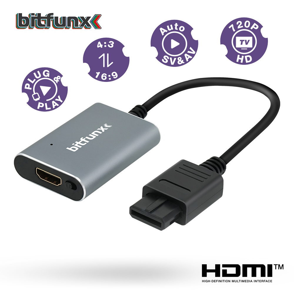 Bitfunx 720P HDMI™ Adapter S-v - Gaming Console All In One 评论和价格